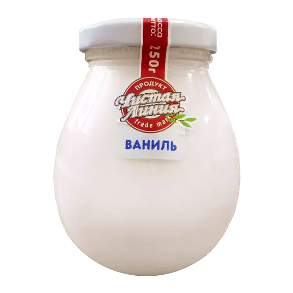Фото товара Йогурт термостатный "Сладкая ваниль", 250г: null: «Чистая Линия»