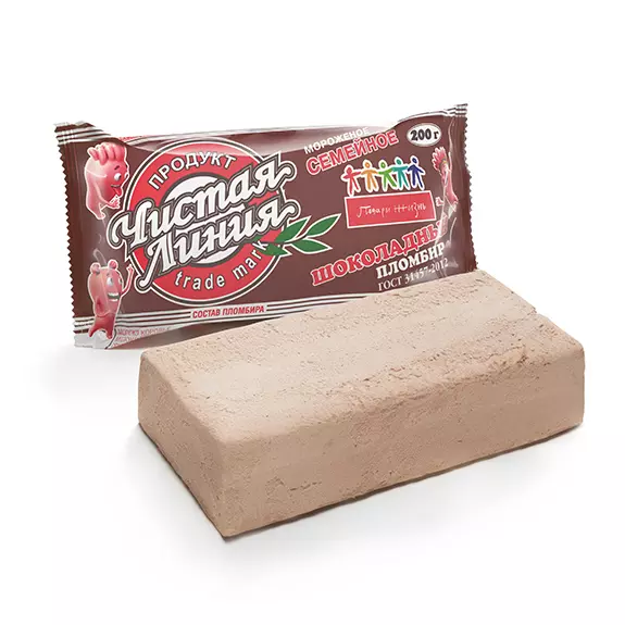 Фото товара Брикет шоколадный (флоупак), 200г: null: «Чистая Линия»