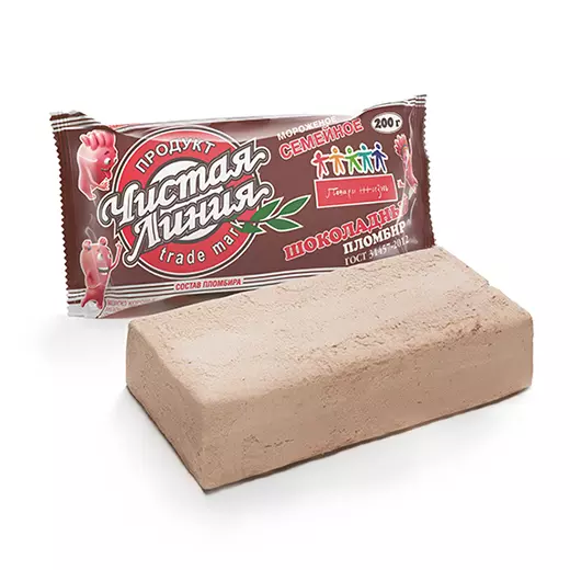 Фото товара Брикет шоколадный (флоупак), 200г: null: «Чистая Линия»