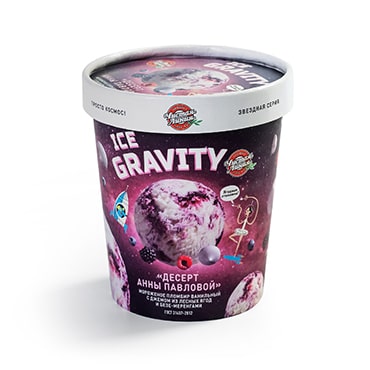 Пломбир Ice Gravity «Десерт Анны Павловой», 270г