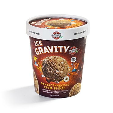 Пломбир Ice Gravity «Фантастическое крем-брюле», 270г