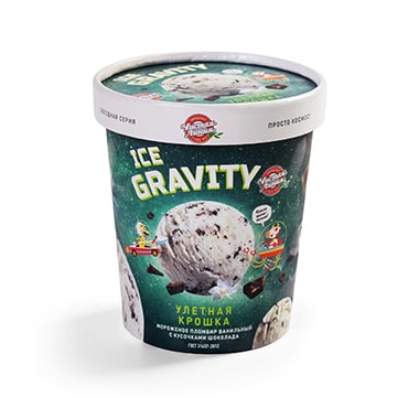 Пломбир Ice Gravity «Улётная крошка», 270г