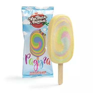 Пломбир «Радуга», 70г 