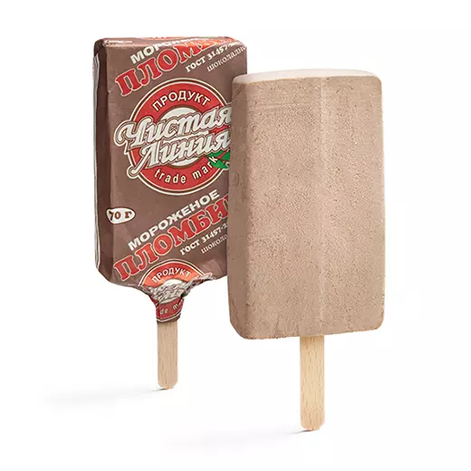 Фото товара Пломбир шоколадный, 70г: null: «Чистая Линия»