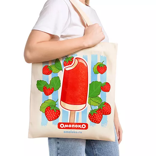 Фото товара Подарочный шоппер «Клубничное лето»: null: «Чистая Линия»