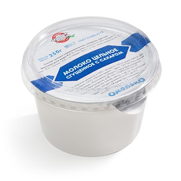 Молоко цельное сгущенное с сахаром, 250г