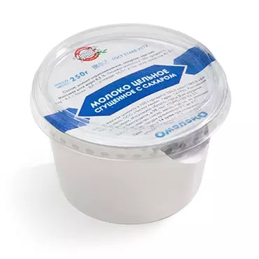 Молоко цельное сгущенное с сахаром, 250г