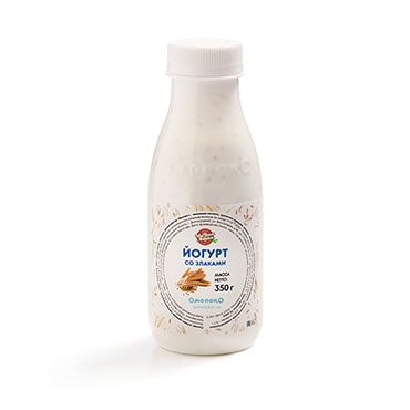 Йогурт питьевой со злаками, 350г