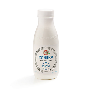 Сливки питьевые 10%, 350г