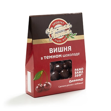 Вишня в темном шоколаде, 100г