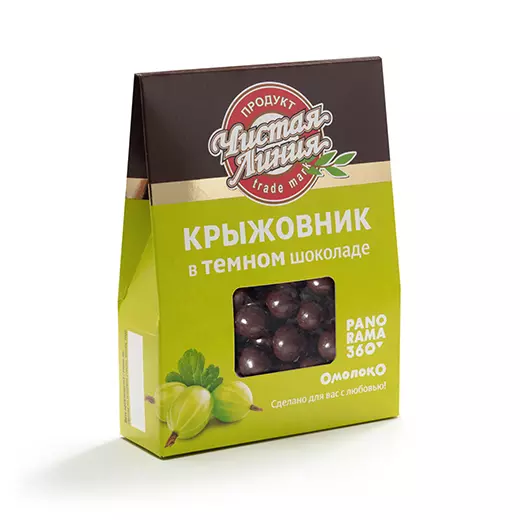 Фото товара Крыжовник в темном шоколаде, 100г: null: «Чистая Линия»