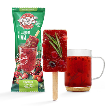 Ягодный чай «Клубника с клюквой и розмарином», 50г
